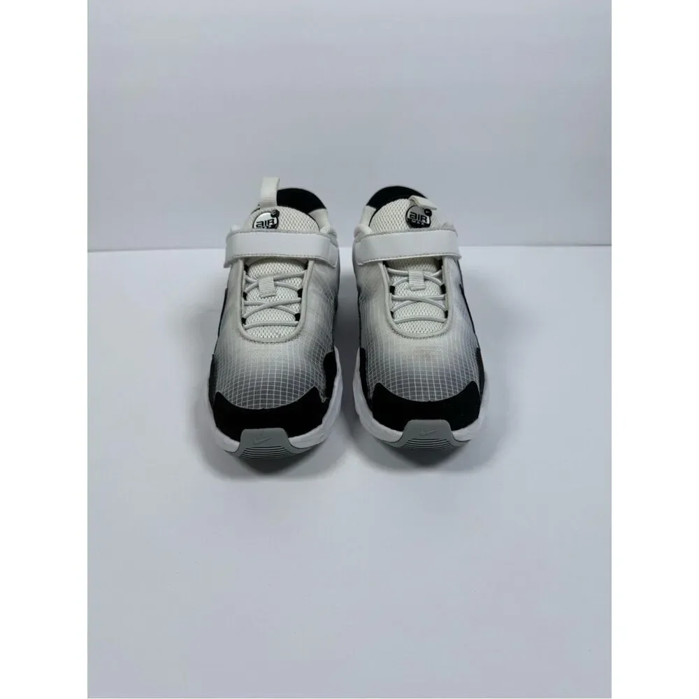 Nike Air Max Boys/Girls Running Shoes White Black Size 3Y - Picture 2 of 9